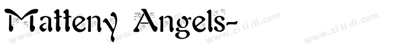 Matteny Angels字体转换